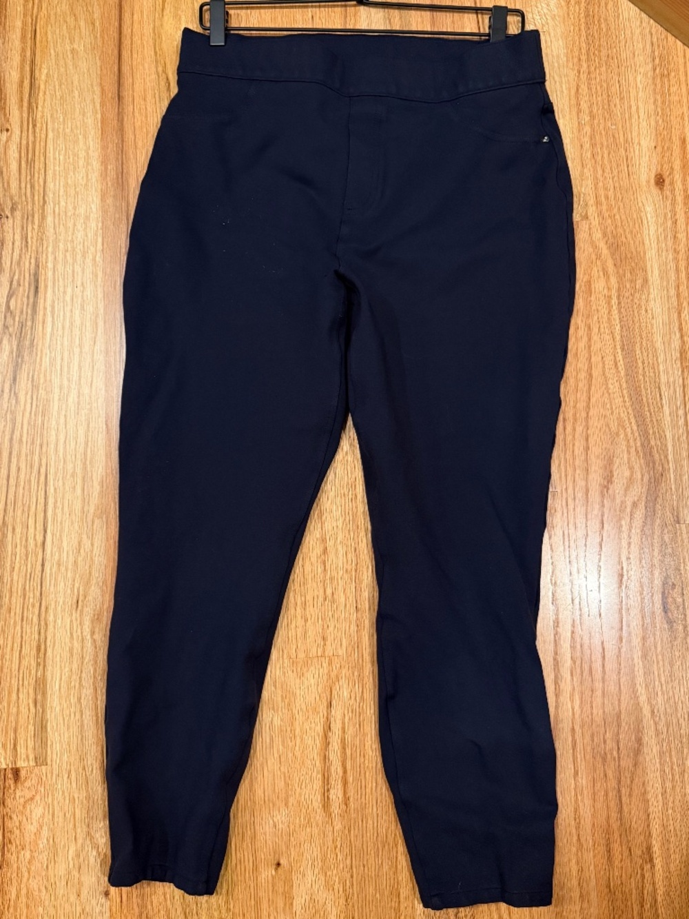 SPANX The Perfect Pants Ponte Ankle 4-Pocket Navy-Sz XL